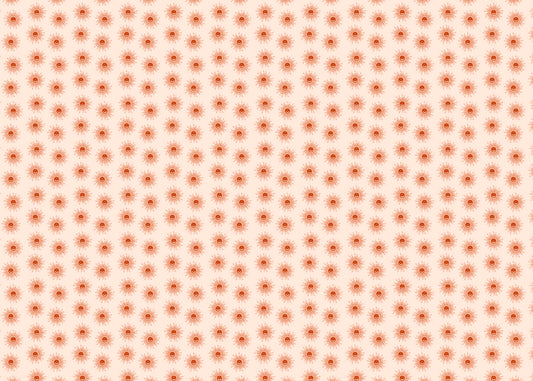 Sunburst Array - Red Orange