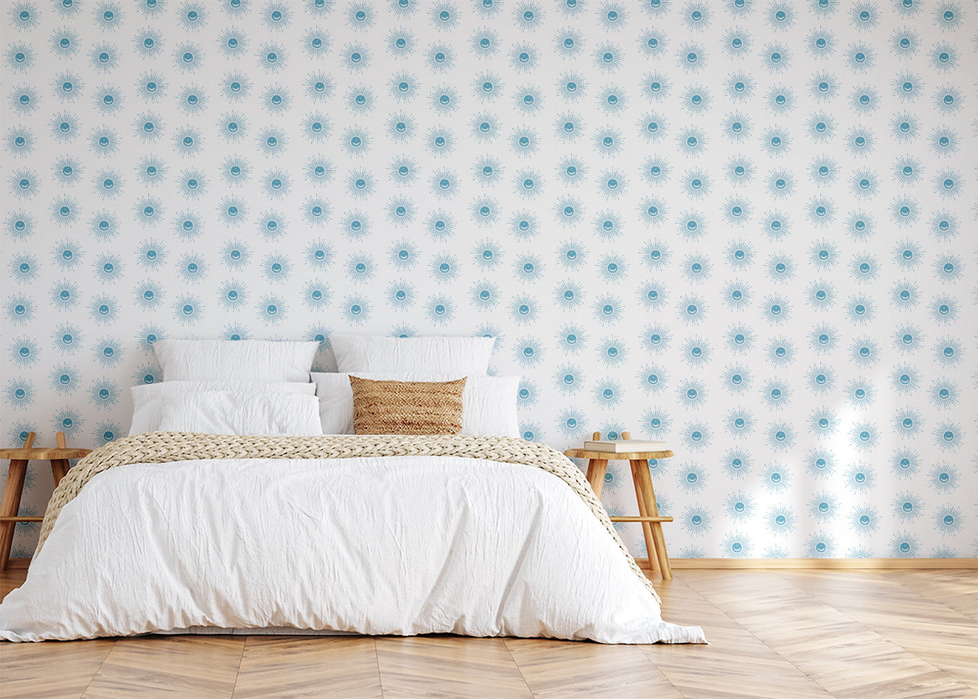 Sunburst Array - Blue