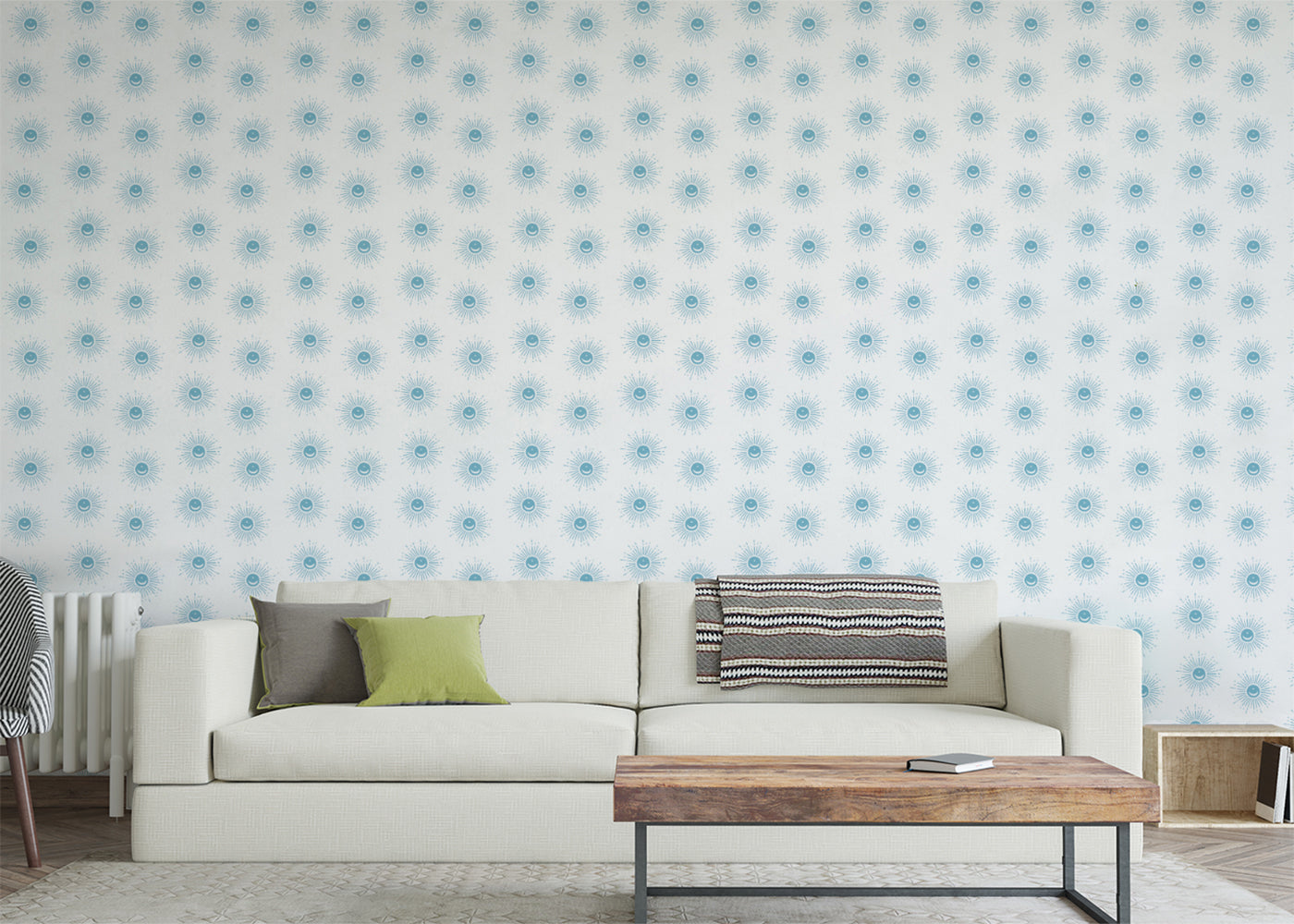 Sunburst Array - Blue