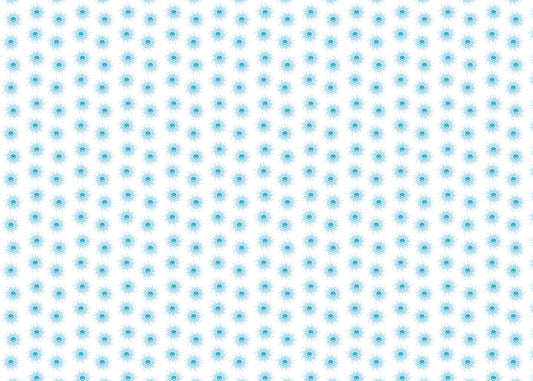 Sunburst Array - Blue
