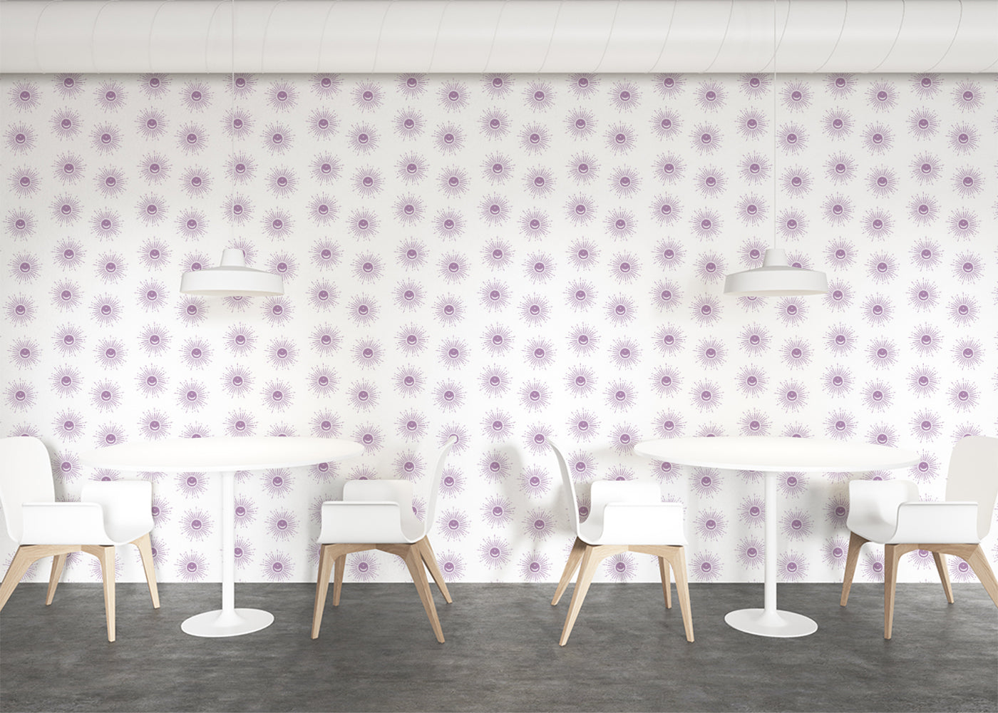Sunburst Array - Purple