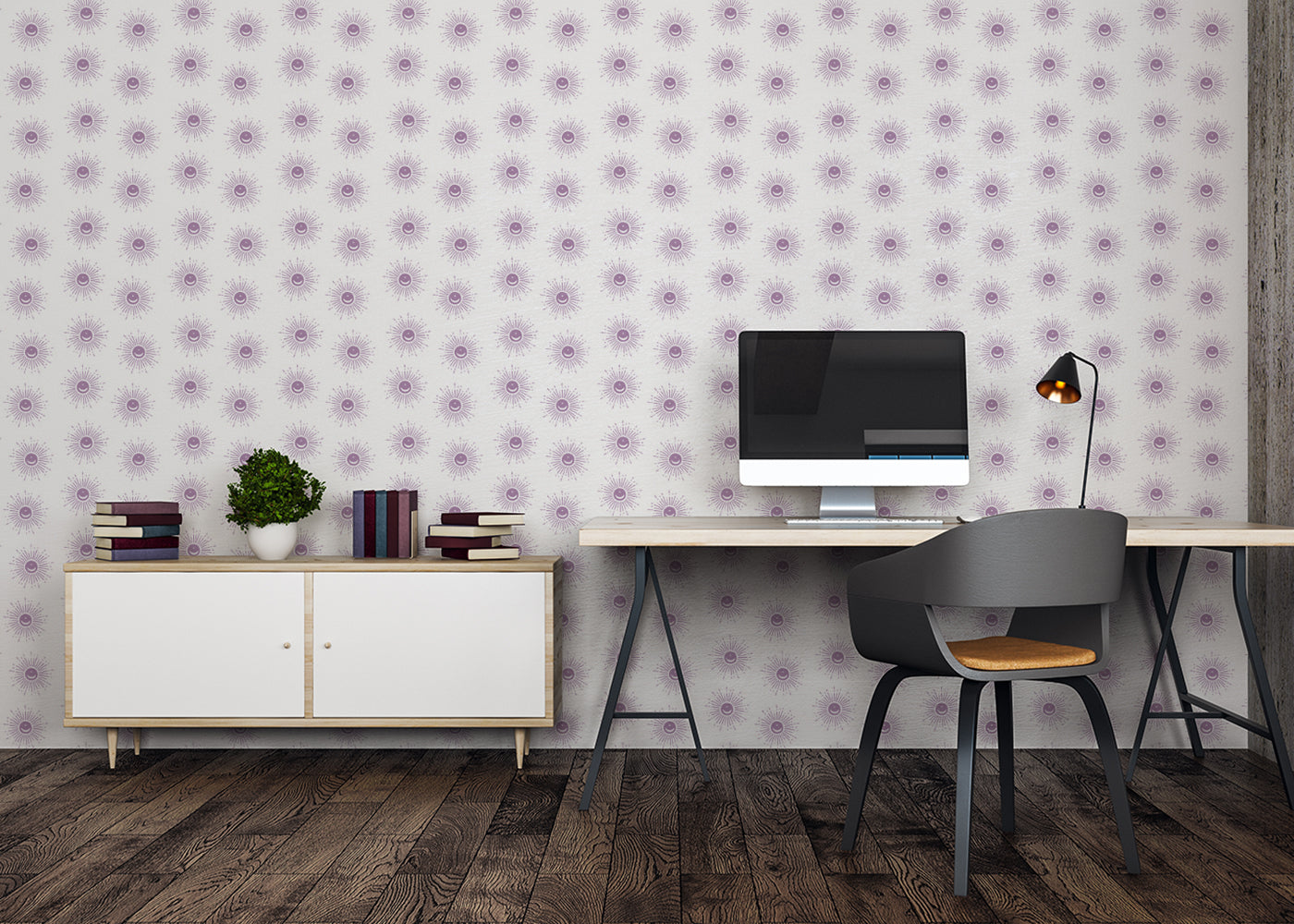Sunburst Array - Purple