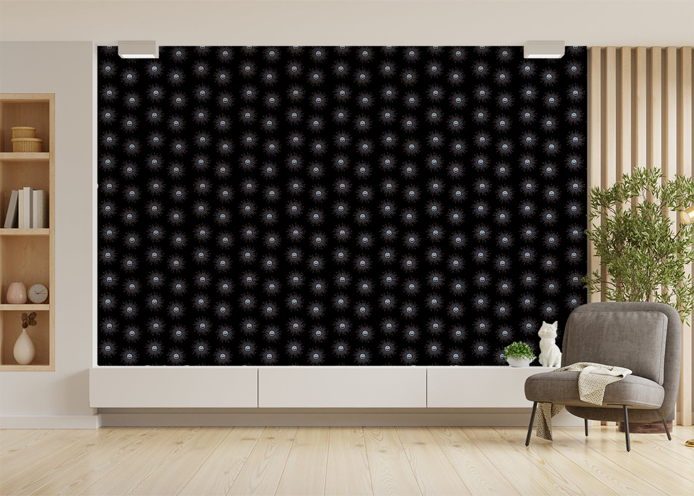 Sunburst Array - Black