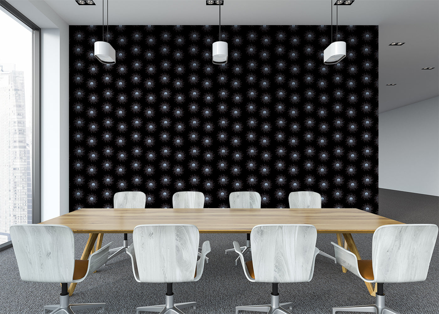 Sunburst Array - Black