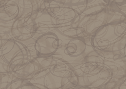 Sumi-e Circles Mural - Lite Sienna