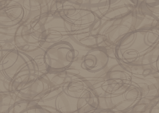 Sumi-e Circles Mural - Lite Sienna