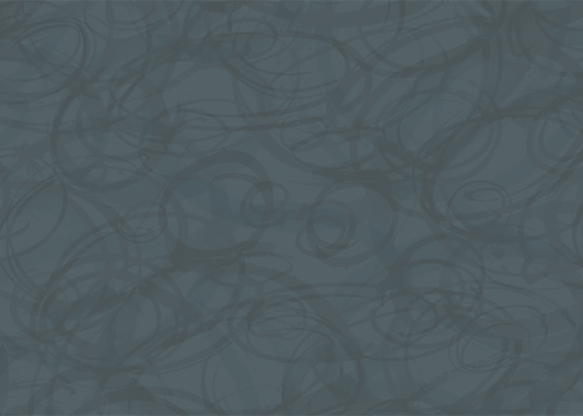 Sumi-e Circles Mural  - Night Blue