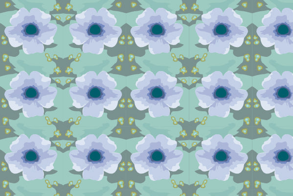 Thunbergia - Periwinkle - Sample