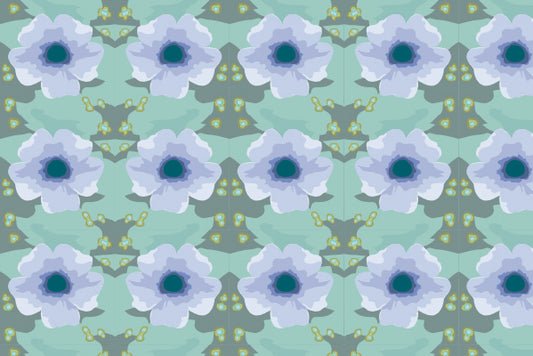 Thunbergia - Periwinkle - Sample