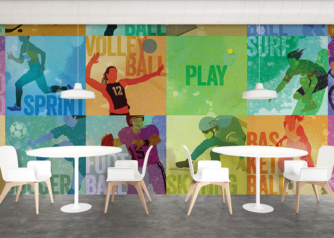 Sports Mural - PLAY