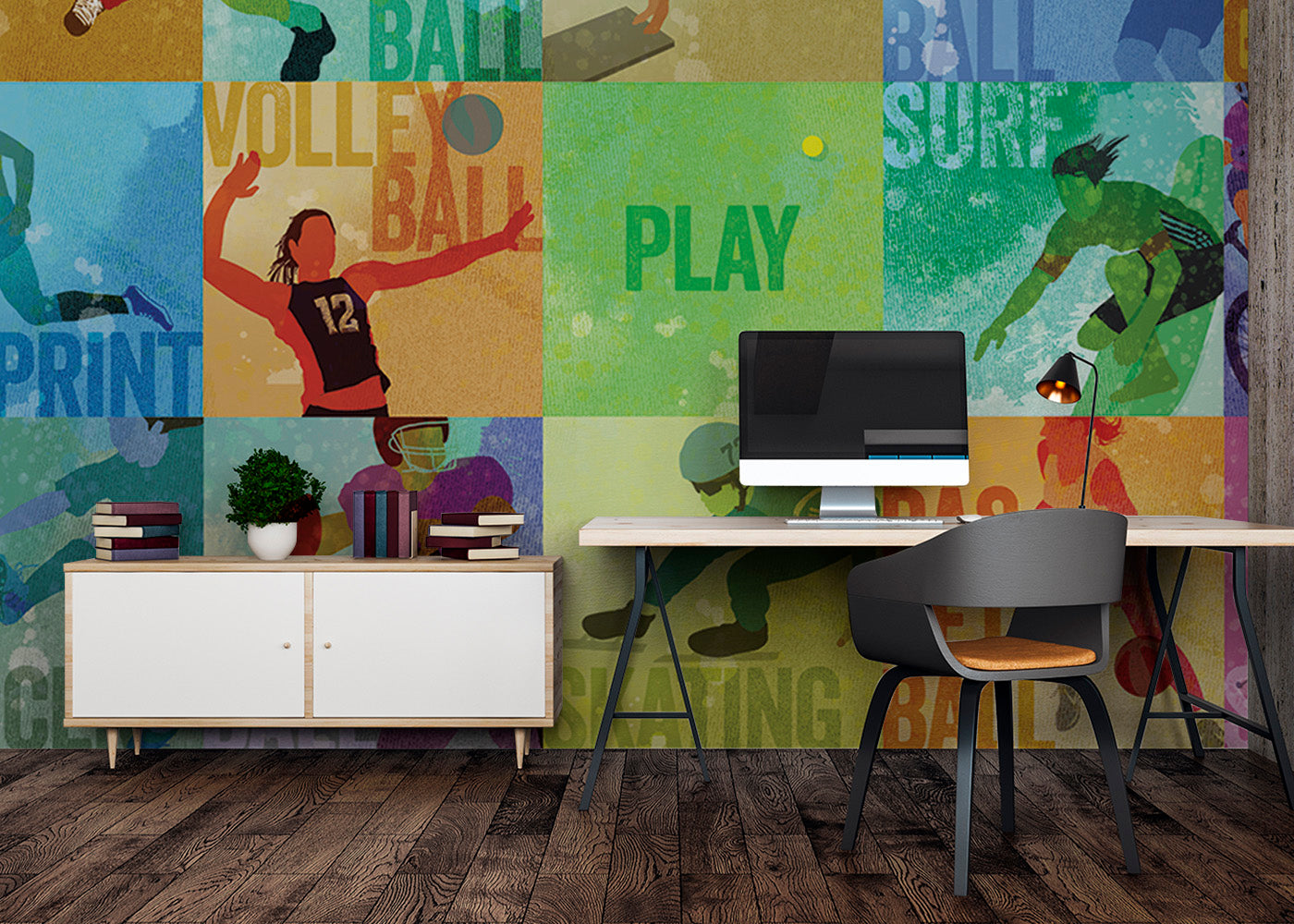 Sports Mural - PLAY