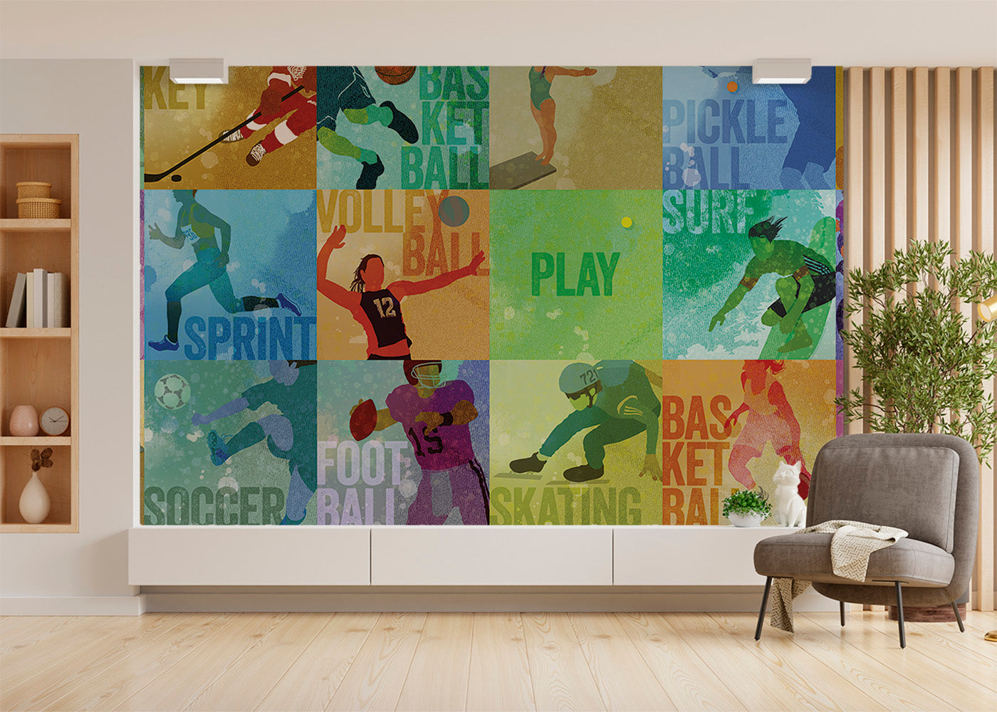 Sports Mural - PLAY