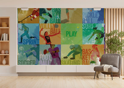 Sports Mural - PLAY