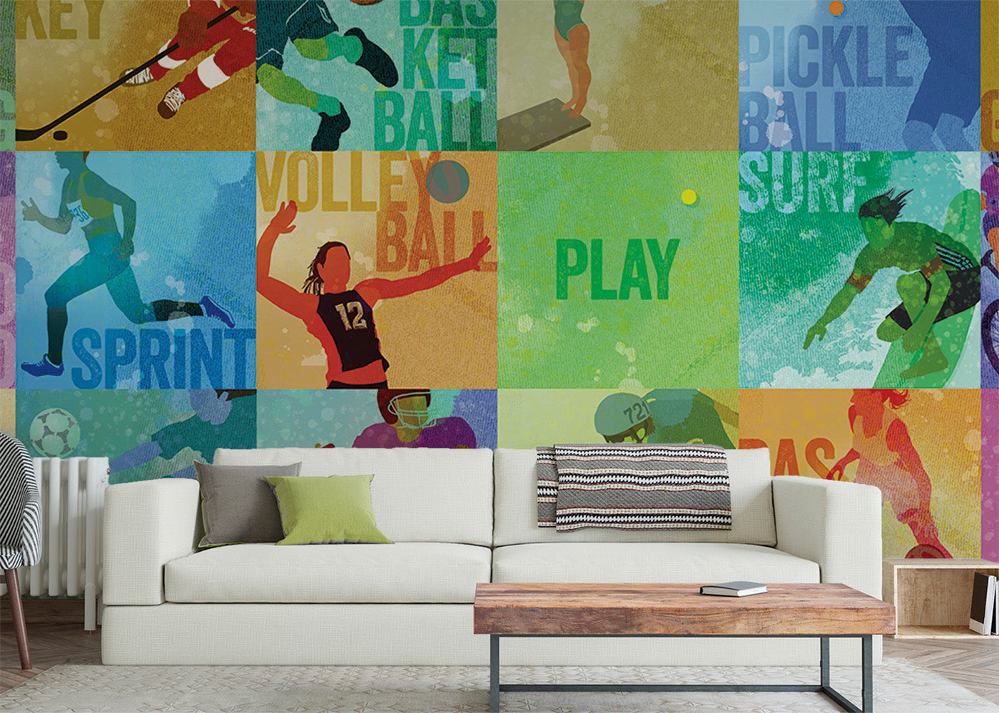Sports Mural - PLAY