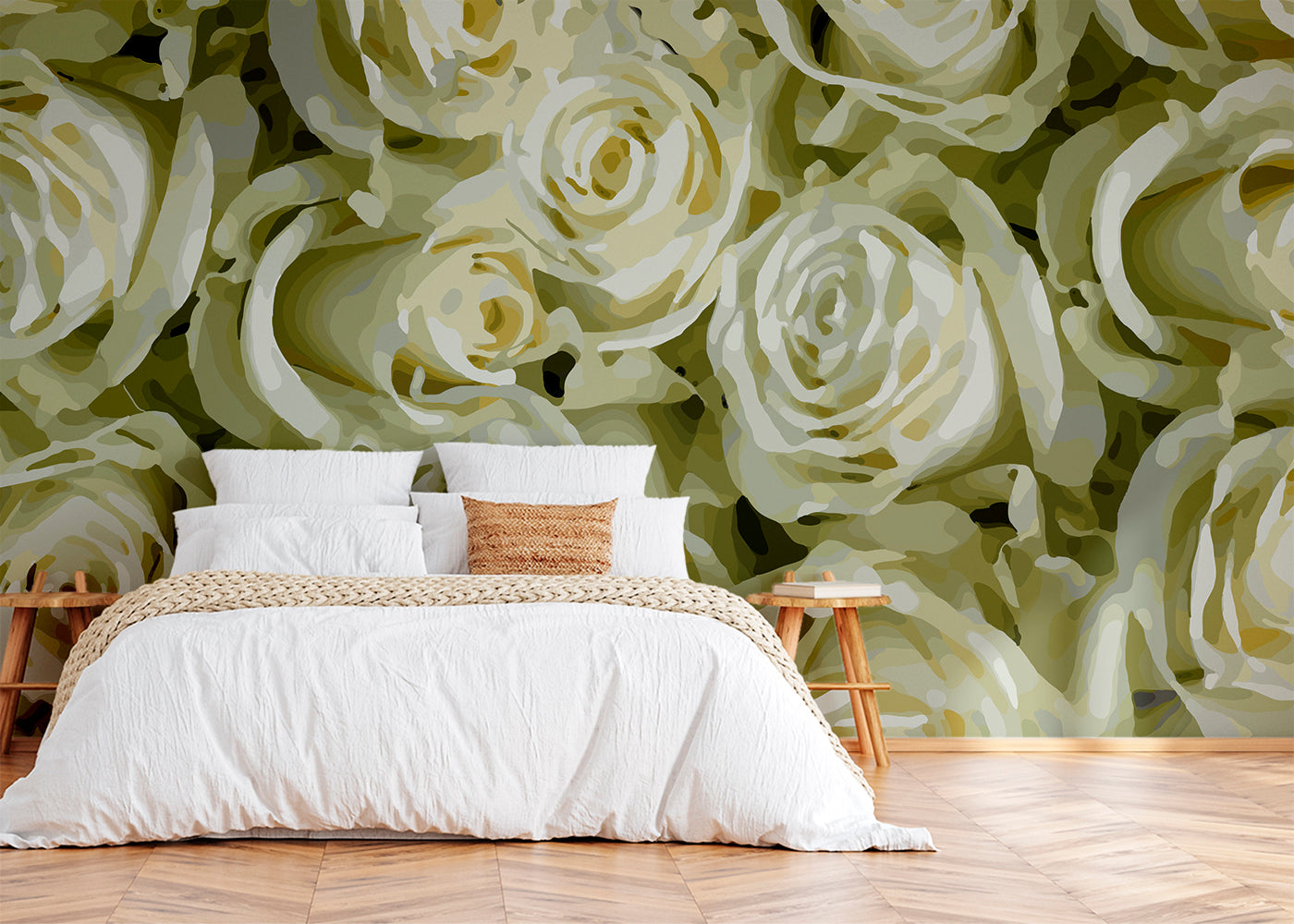 For the Roses Mural - Ochre Blush