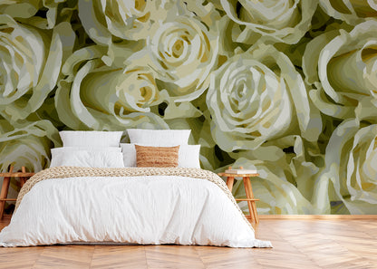 For the Roses Mural - Ochre Blush