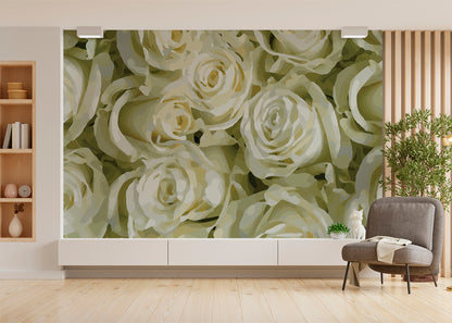 For the Roses Mural - Ochre Blush