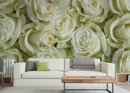 For the Roses Mural - Ochre Blush
