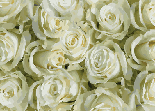 For the Roses Mural - Ochre Blush