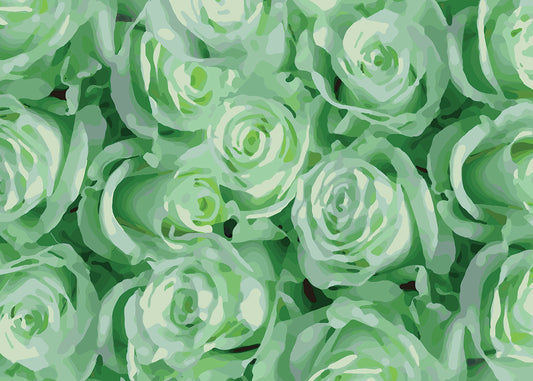 For the Roses Mural - Garden Blush
