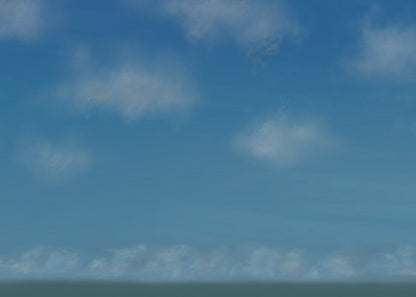Sky Suite Mural - Ultramarine