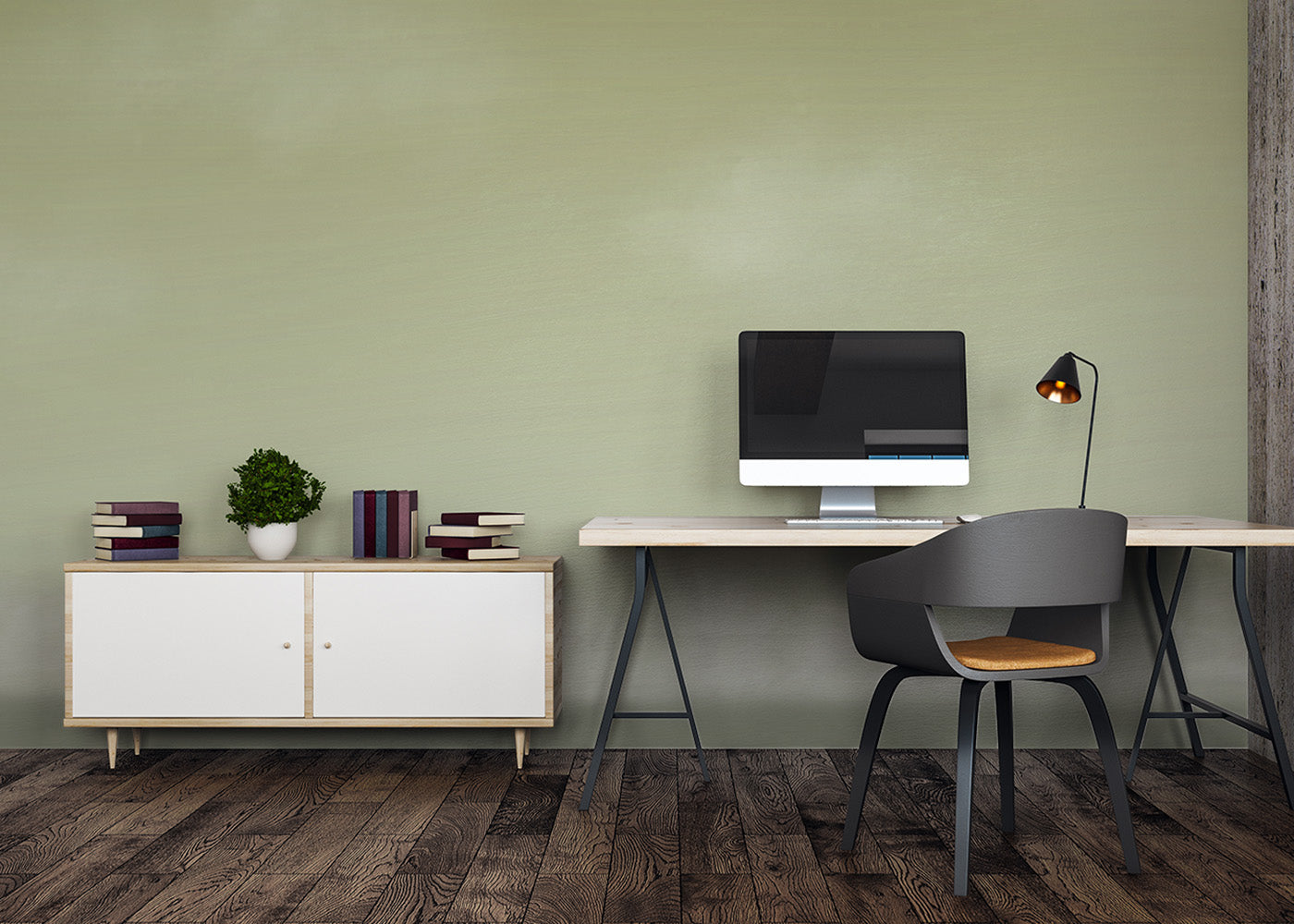 Sky Suite Mural - Umber Sky