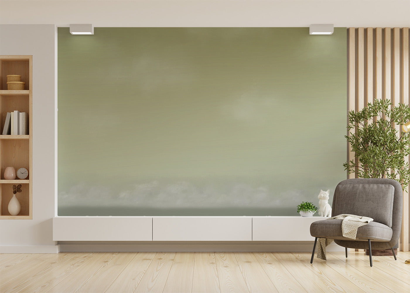 Sky Suite Mural - Umber Sky