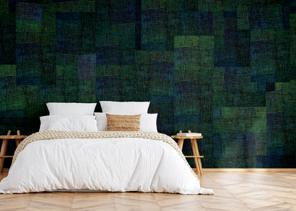 Loosely Woven Mural - Delphinium