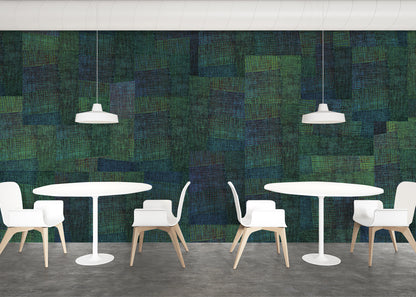 Loosely Woven Mural - Delphinium