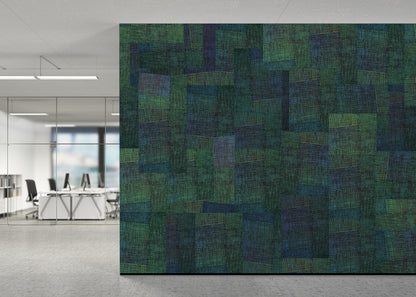 Loosely Woven Mural - Delphinium