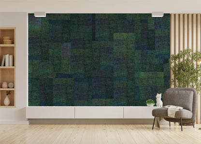 Loosely Woven Mural - Delphinium