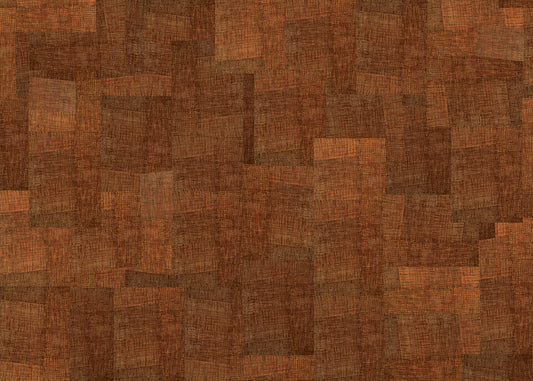 Loosely Woven Mural - Burnt Orange