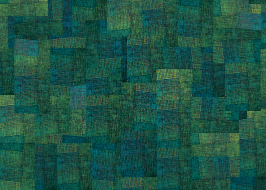 Loosely Woven Mural - Garden Shade