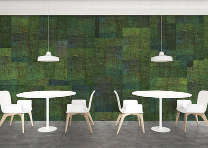 Loosely Woven Mural - Rice Paddy