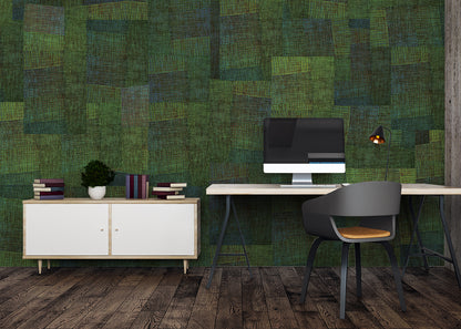 Loosely Woven Mural - Rice Paddy
