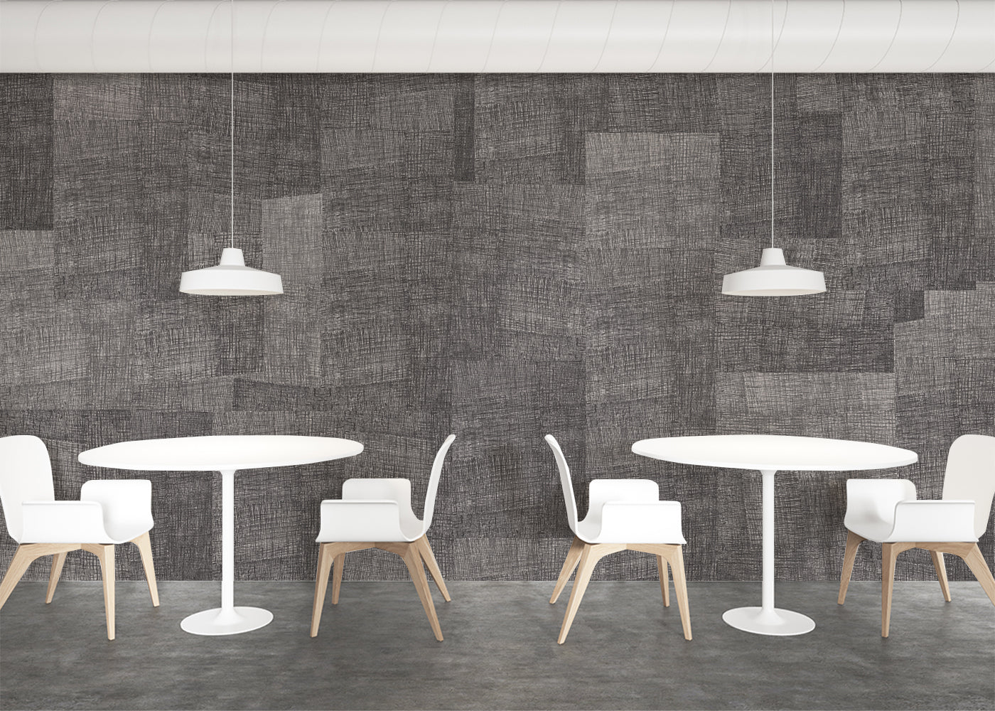 Loosely Woven Mural - Crow Quill