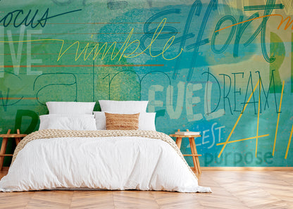 Positivo Mural - Blue