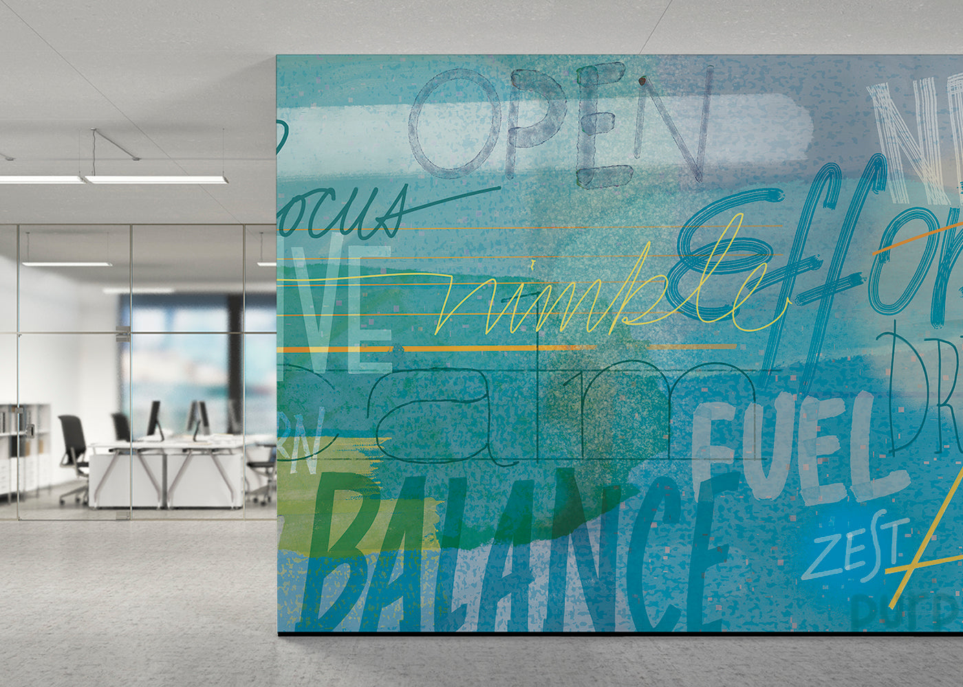 Positivo Mural - Violet