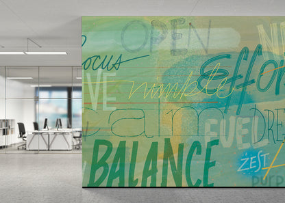 Positivo Mural - Yellow