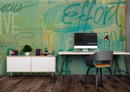 Positivo Mural - Yellow