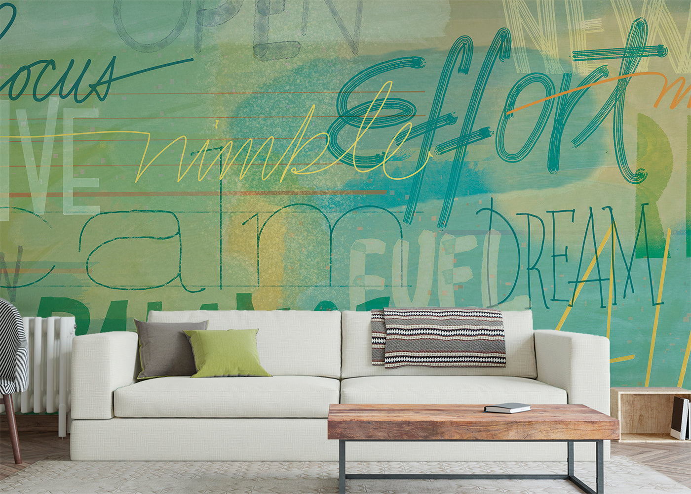 Positivo Mural - Yellow