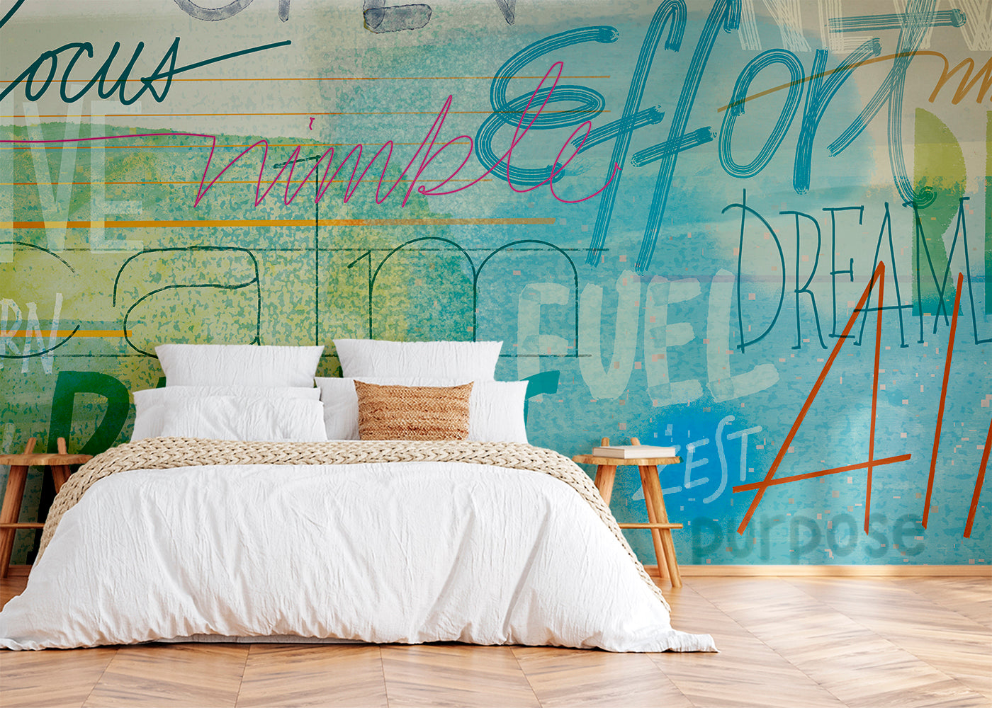 Positivo Mural - Bleached Out