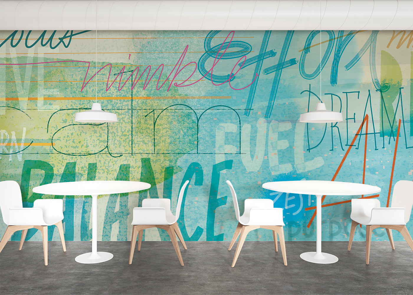 Positivo Mural - Bleached Out