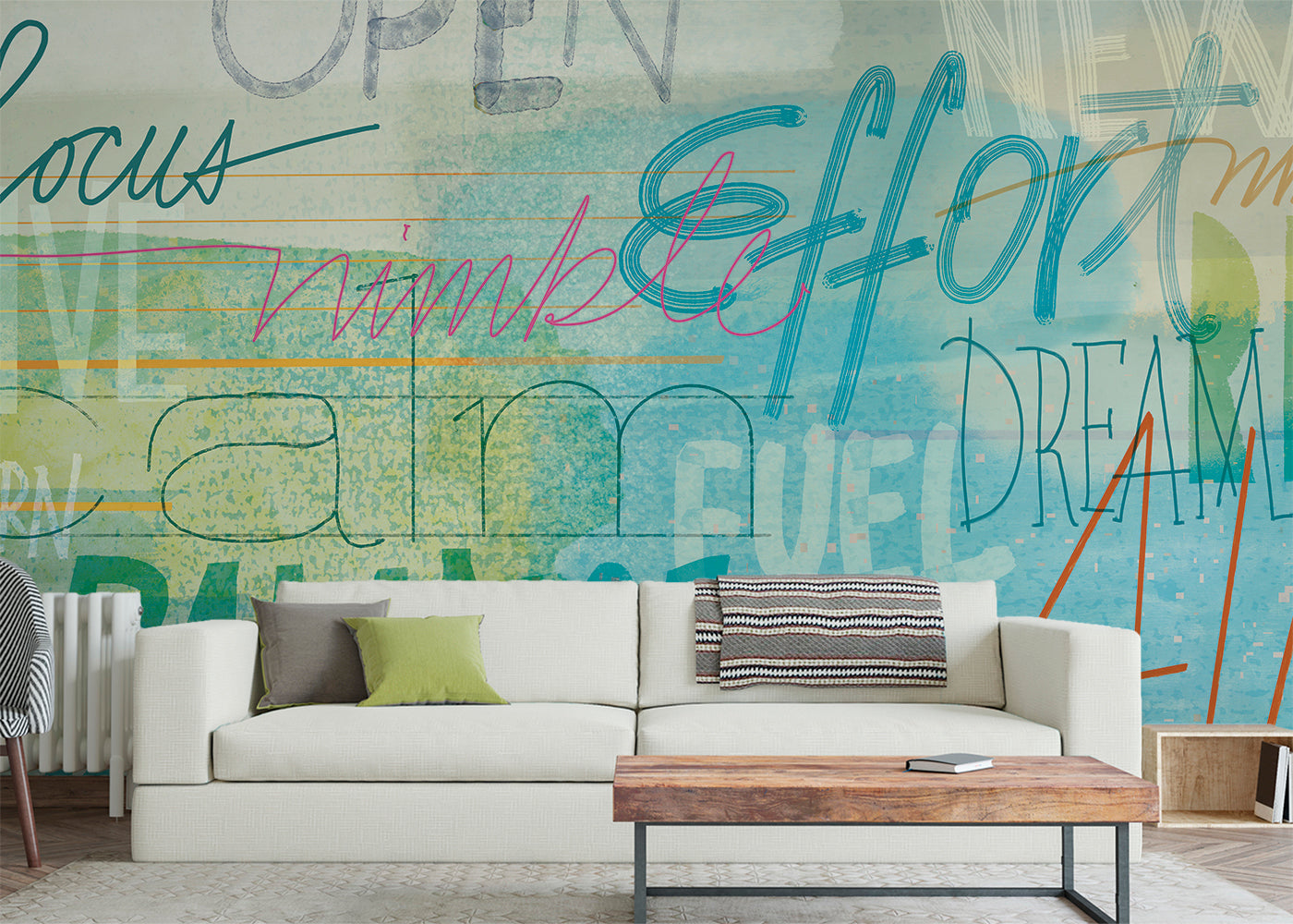 Positivo Mural - Bleached Out