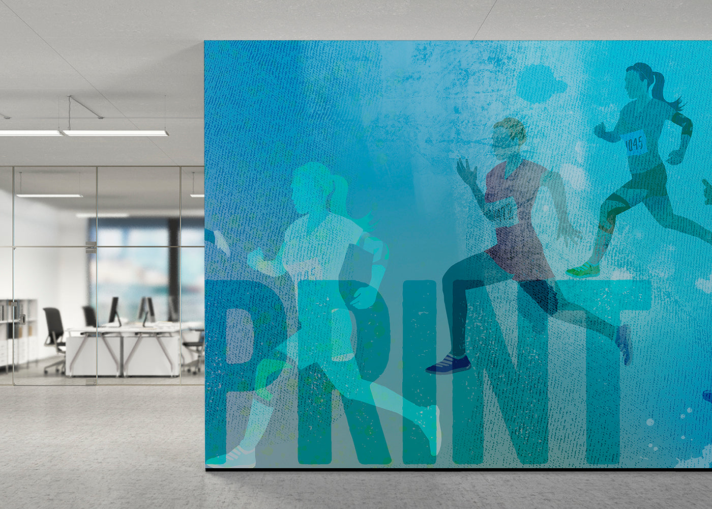 Sprint Mural - Blue