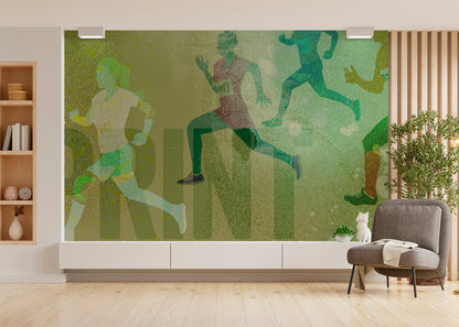 Sprint Mural - Green
