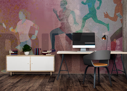 Sprint Mural - Pink