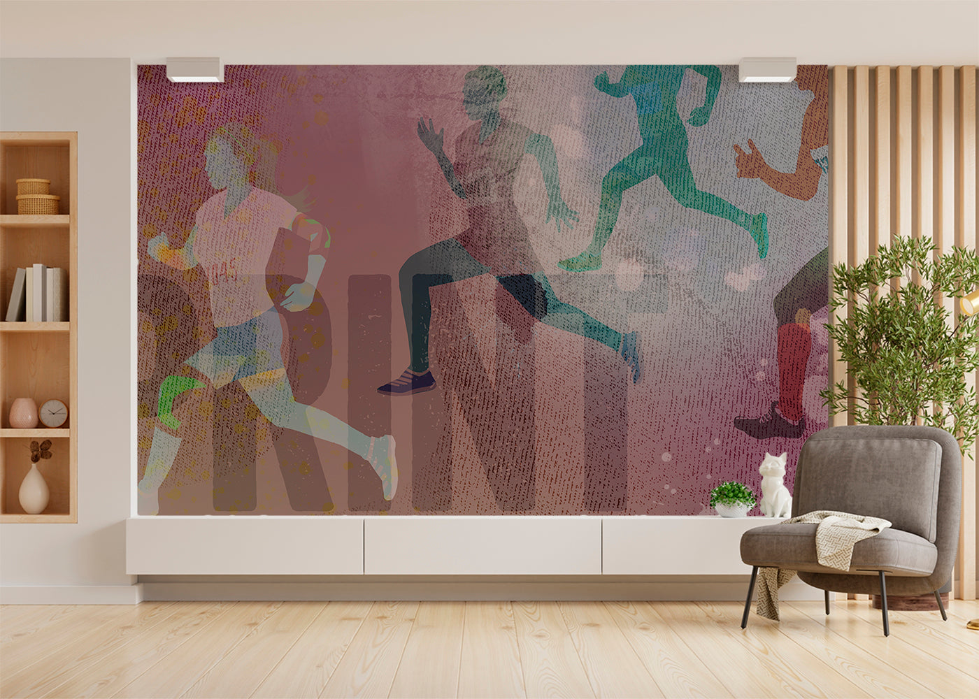 Sprint Mural - Pink