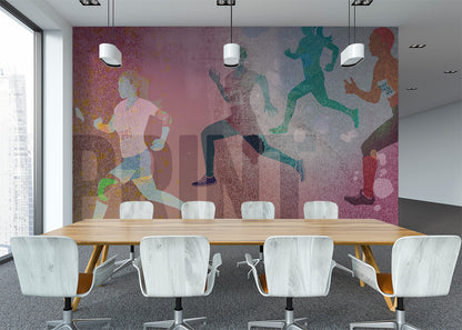 Sprint Mural - Pink
