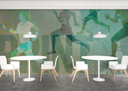Sprint Mural - Gray